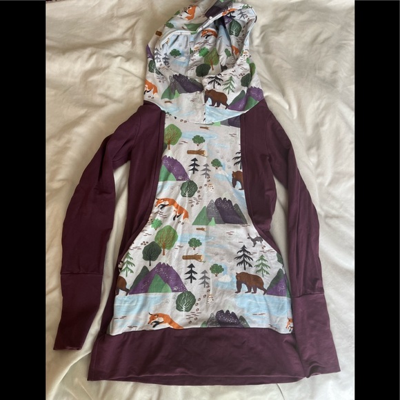 Woodland Animal Nursing Hoody - Picture 1 of 13